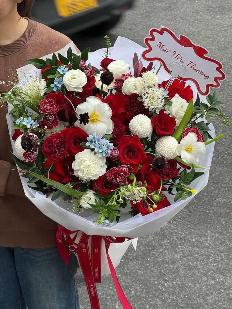 Hoa mix tươi mẫu 18