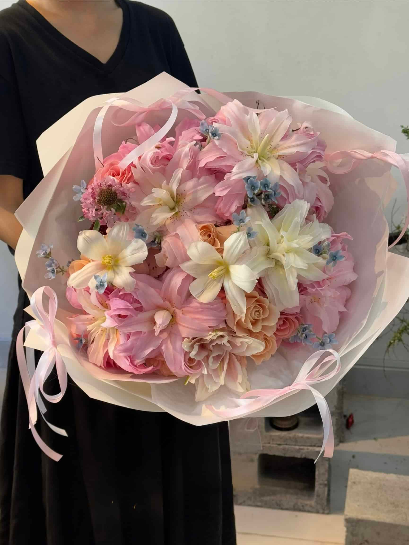 Hoa ly tươi mẫu 17