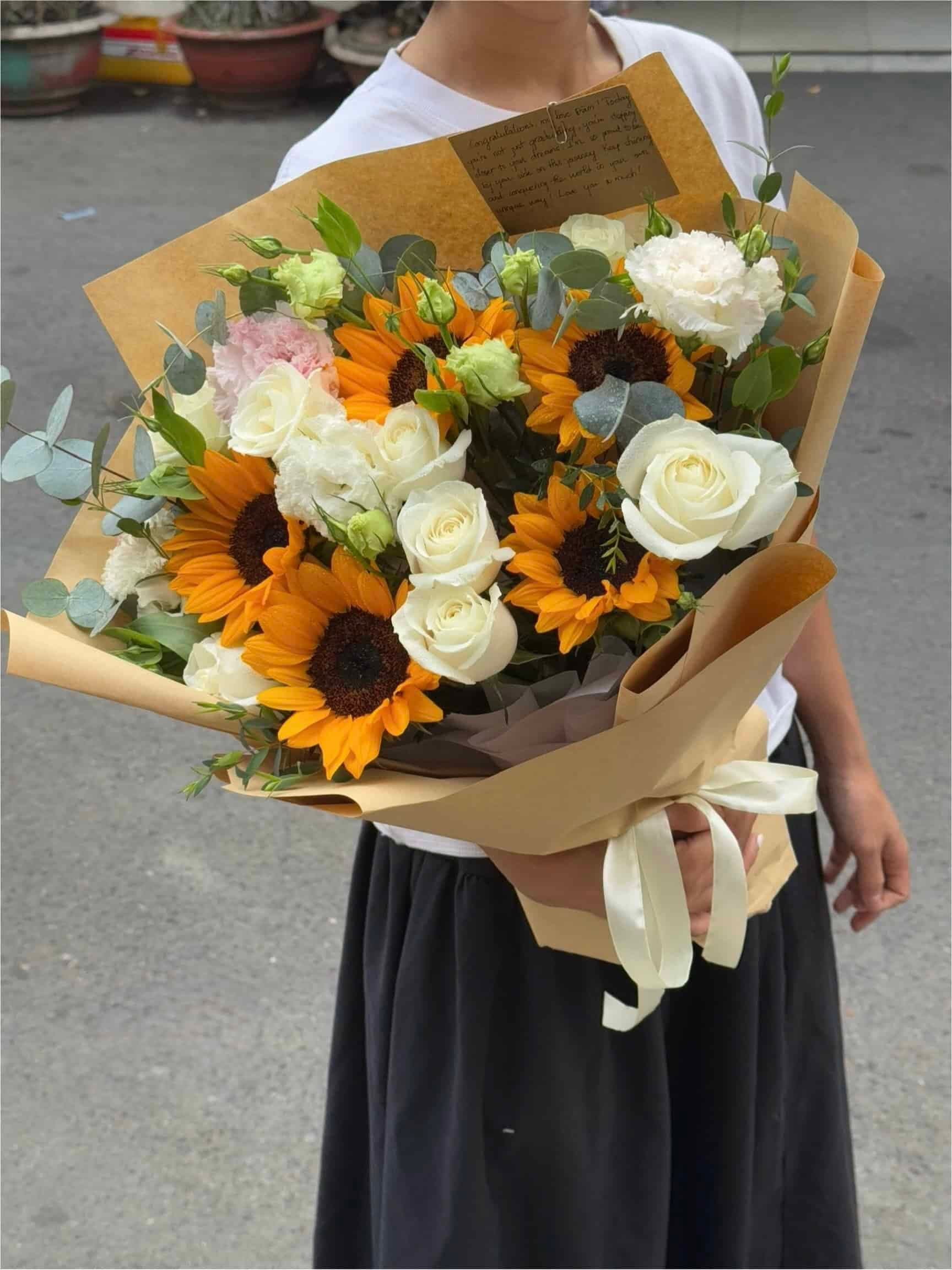 Hoa hướng dương tươi mẫu 23