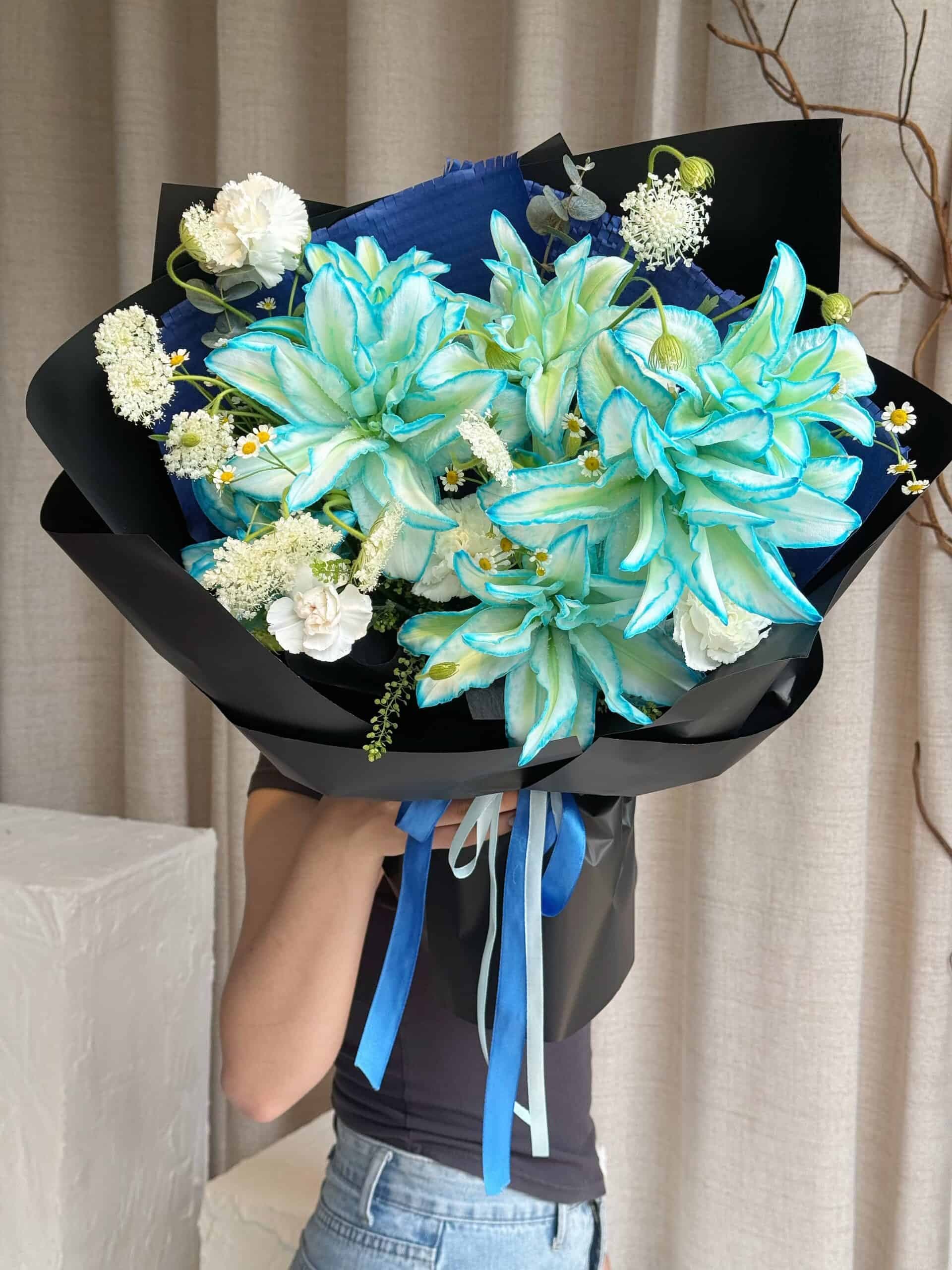 Hoa ly tươi mẫu 45