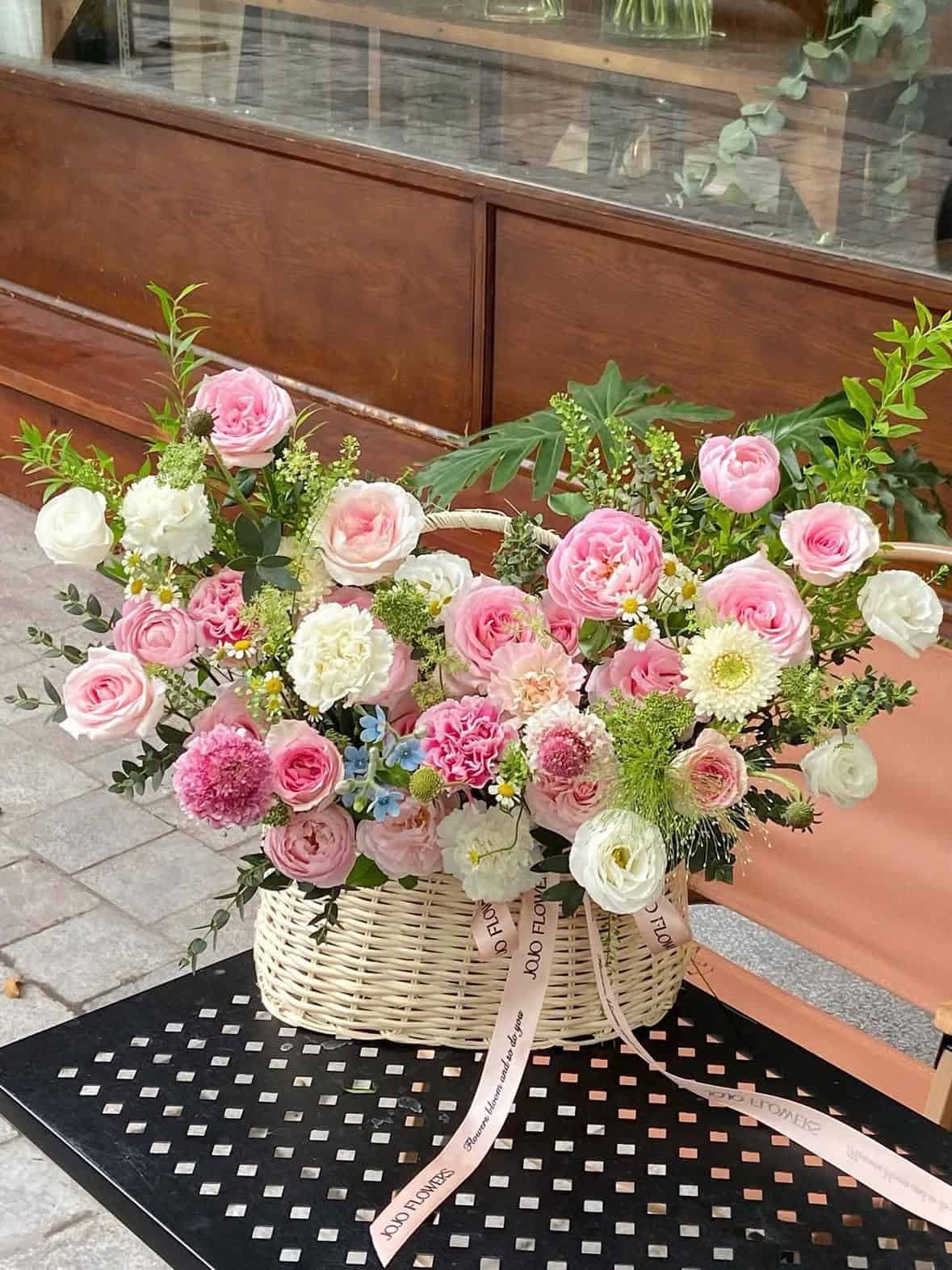 Giỏ hoa tươi mẫu 06