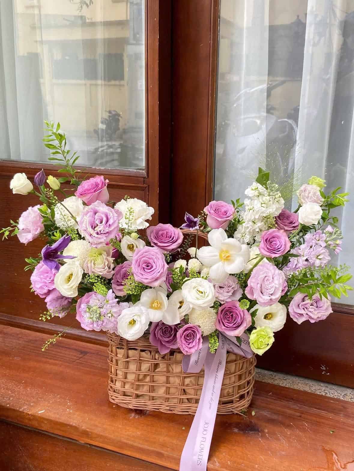 Giỏ hoa tươi mẫu 11