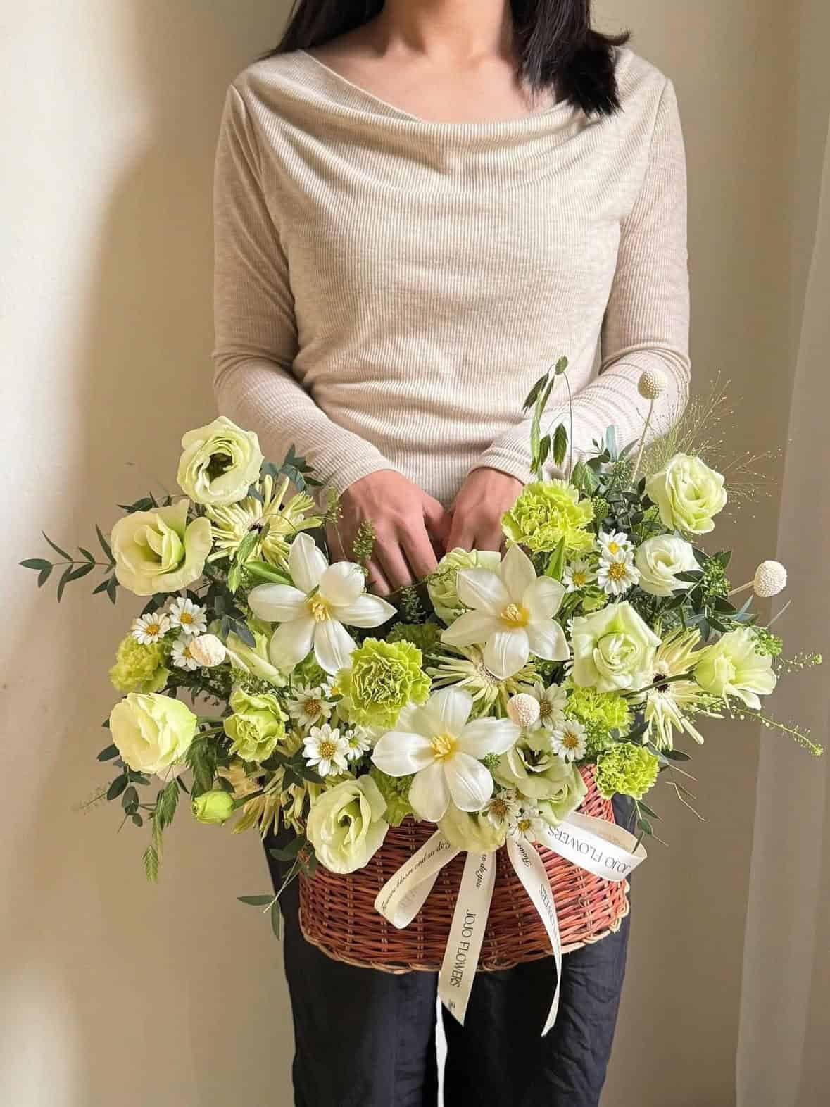 Giỏ hoa tươi mẫu 15