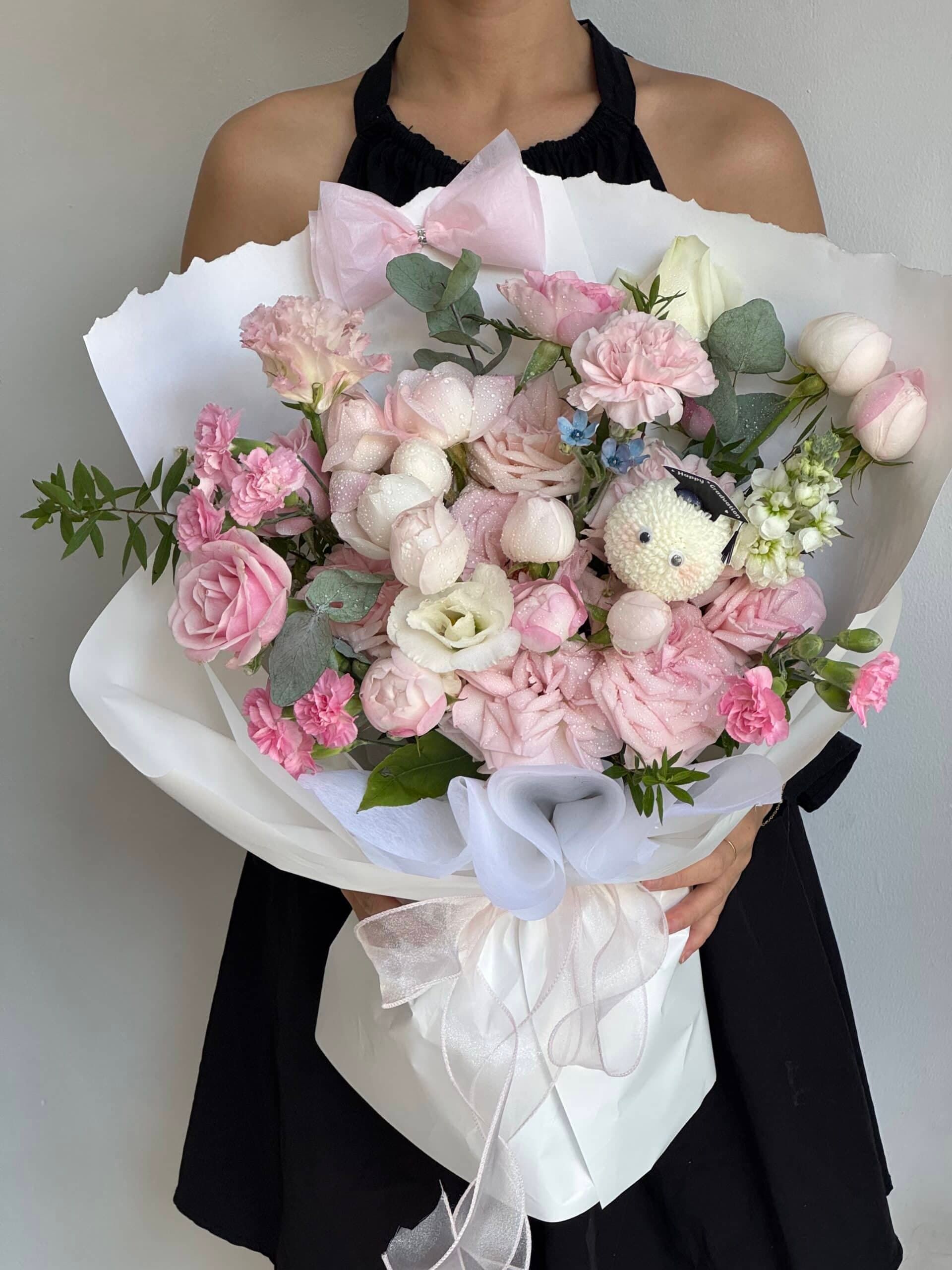 Hoa tốt nghiệp mẫu 01