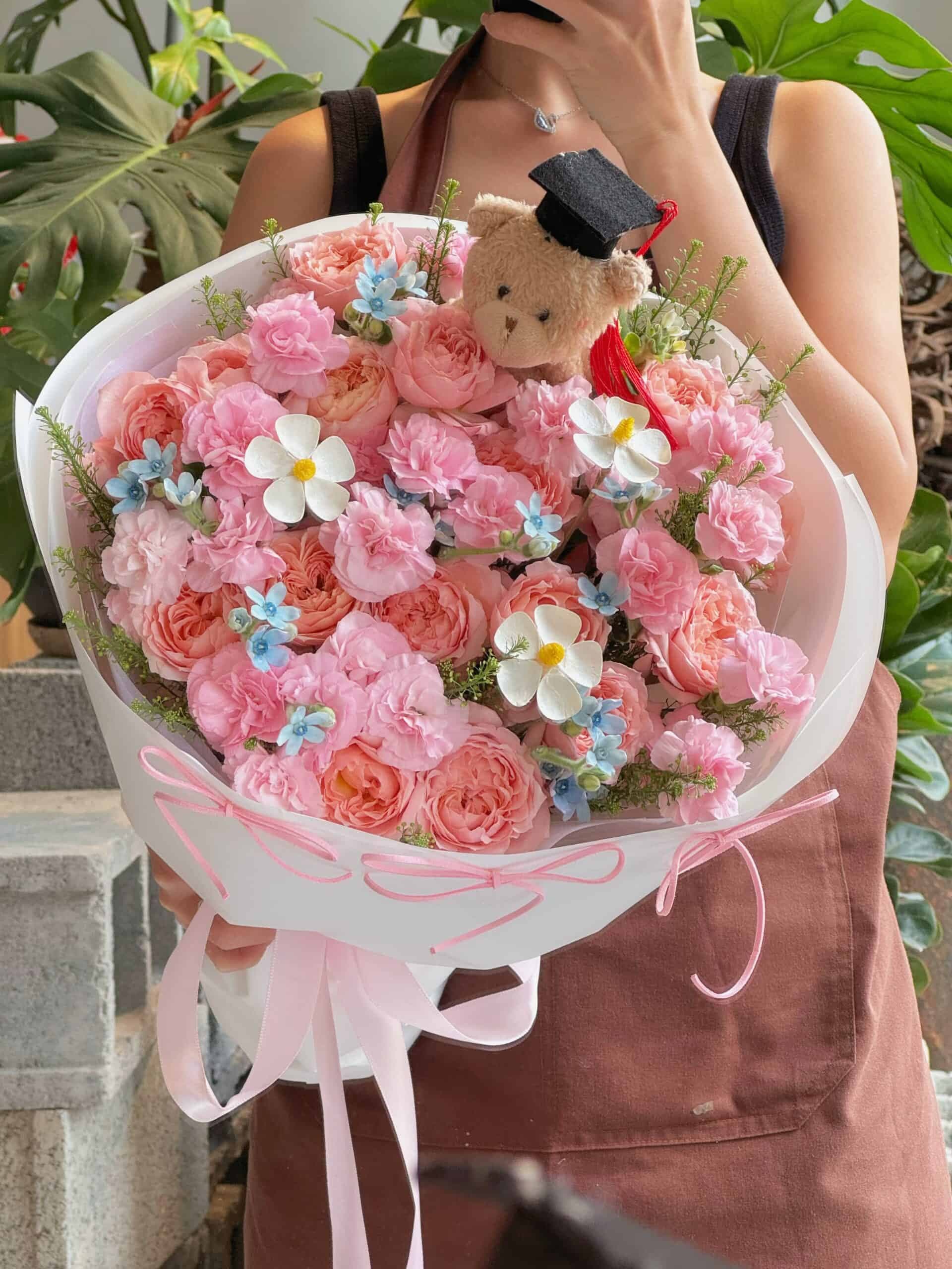 Hoa tốt nghiệp mẫu 25