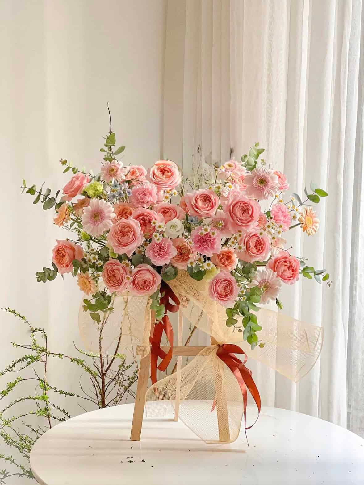 Giỏ hoa tươi mẫu 28
