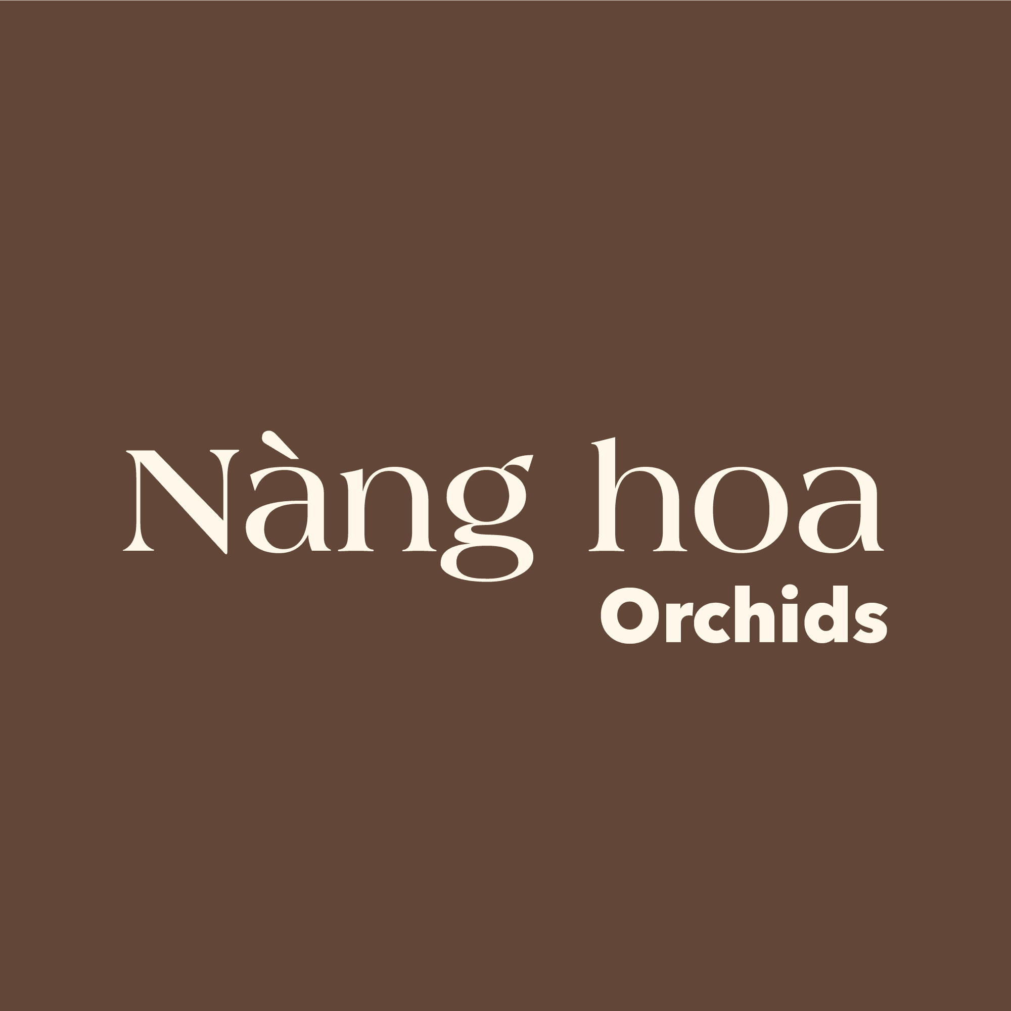 Logo Nàng Hoa Orchids - shop hoa tươi Gò Vấp